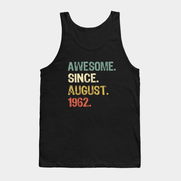 Born in august 1962 Tank Top by Yasna